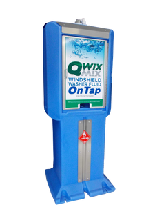 Qwix Mix Water-Driven Windshield Washer Fluid Proportioner With 80 Gallon Reservoir. Used For Automatically Making and Storing Windshield Washer Fluid