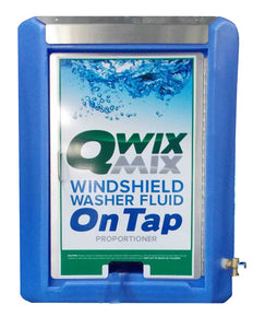 Qwix Mix Windshield Washer Fluid Proportioner With 40 Gallon Reservoir. Used For Automatically Making And Storing Windshield Washer Fluid 