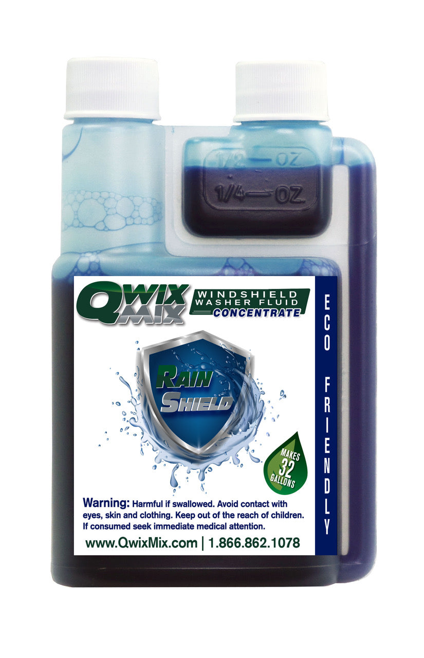 QWC-8RS Rain Shield Windshield Washer Fluid Concentrate